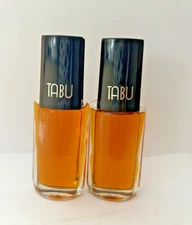 TABU by Dana Cologne Concentrate 0.5oz/ 15mL~Spray~NWOB~LOT of 2