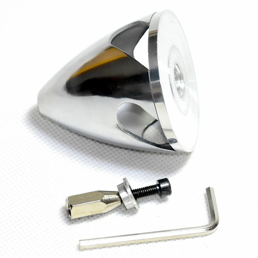 4 Bladed Aluminum Spinner 2.75in 70mm for Nitro Glow Engine RC Plane Propeller - Image 2 of 4