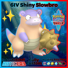 SLOWBRO GALAR ✨ Ultra SHINY 6IV ✨ Pokemon SWORD and SHIELD lv100 Free MasterBall