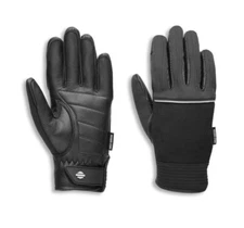 Harley-Davidson® Women's Brady Full Finger Mixed Media Glove - 97114-21VW