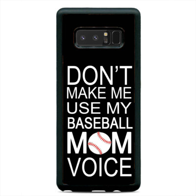 Baseball Mom Voice Sports Case Cover Samsung Galaxy Note 20 Ultra 10 Plus 9 8