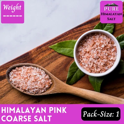PURE HIMALAYAN SALT ORGANIC PINK HIMALAYAN SALT COARSE | 100-500g 1KG 2KG 5KG 10KG 25KG Food & Bath