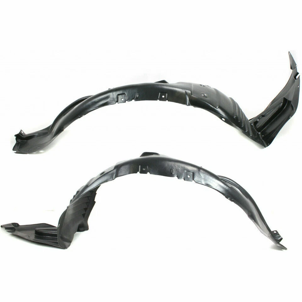 Front Driver & Passenger Side Fender Liner Set w/ Clips For 2009-2010 Mazda 6 Foto 3 de 4