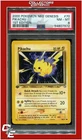 Neo Genesis 70 Pikachu 1st Edition PSA 8