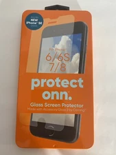 Protect Onn. iPhone glass screen protector Fits 6/6s/7/8,SE (2020) Brand ***NEW!