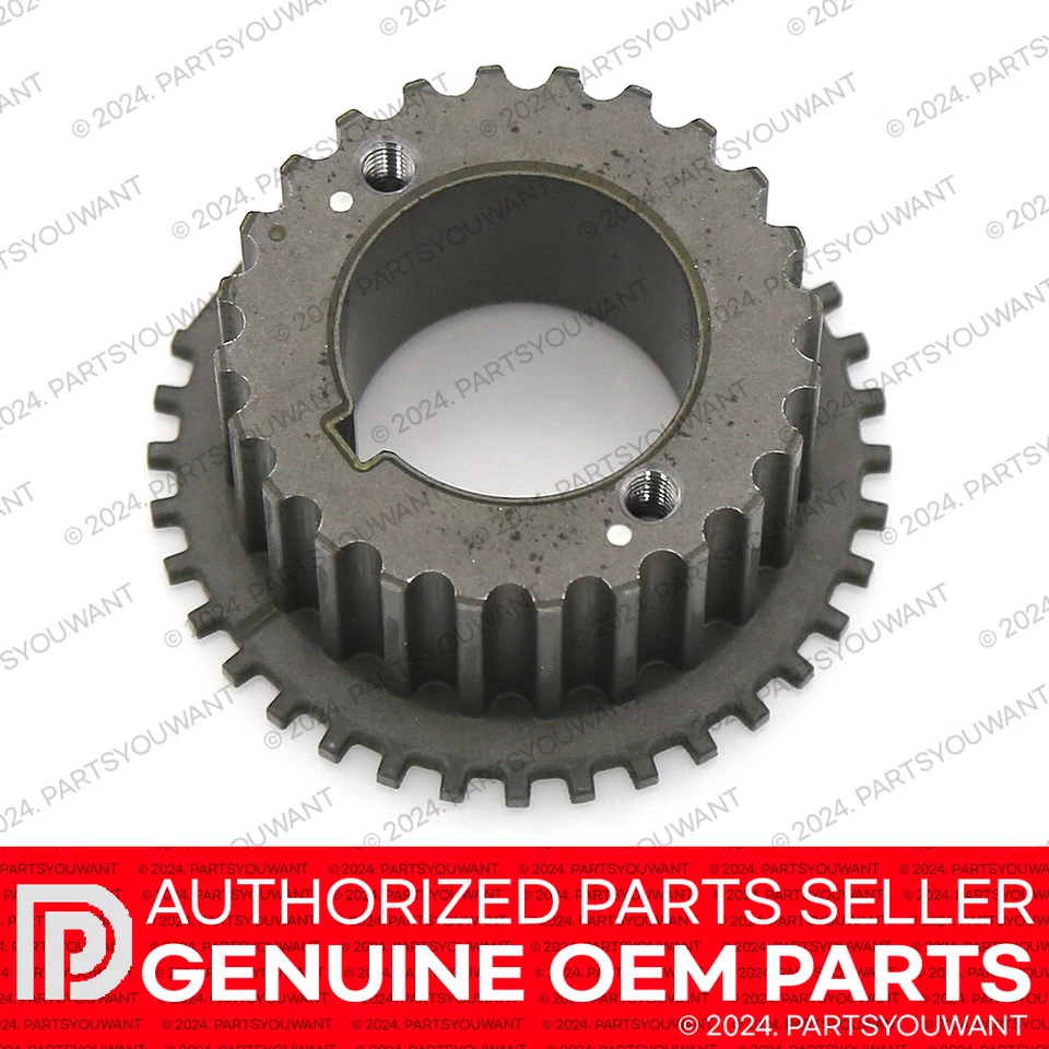 Polea de distribución original del cigüeñal del fabricante de equipos originales Lexus Toyota OEM 2JZ 3,0 L OEM 13521-46040 Foto 3 de 4