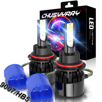 Fit Mercury Grand Marquis 1998-2002 - 2x LED Headlight 9007 Bulbs Hi/Low Beam C6