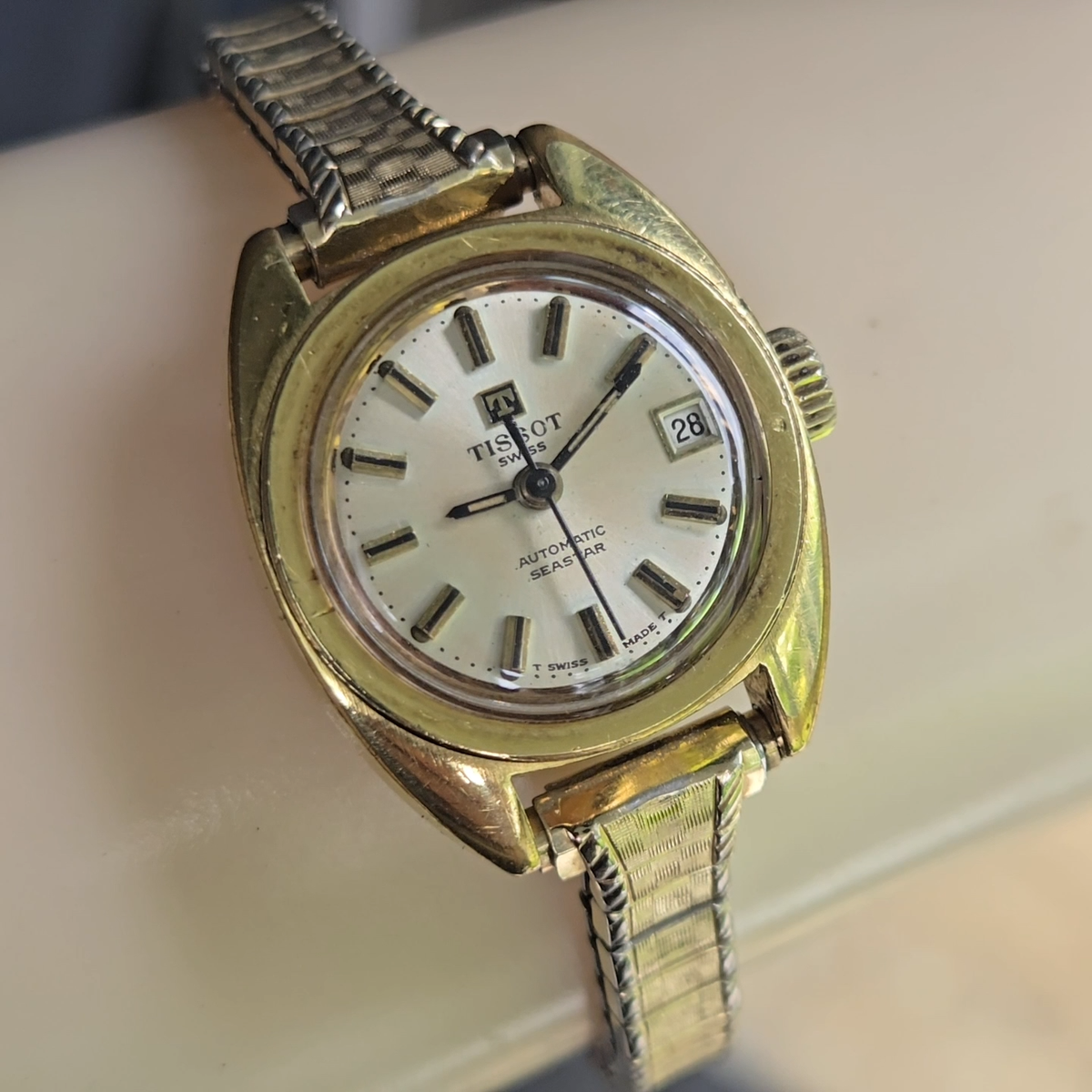 Vintage Tissot seastar Ladies automatic watch 38578-4X swiss 1974