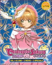 DVD Anime Cardcaptor Sakura Series Season 1-4 (1-92 + 2 Movies + 2 SP) English