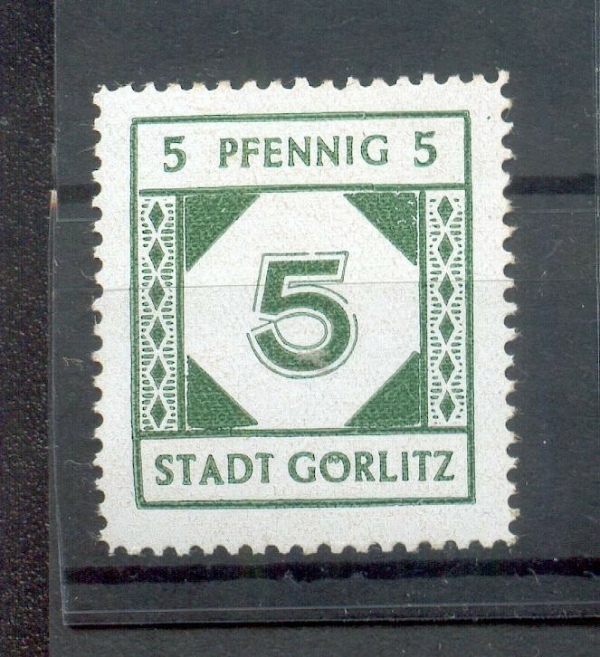 Local GÖRLITZ 9y RIFFLING!! RARE** MNH UNUSED 120EUR (G1753