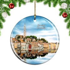 Croatia Old Town Rovinj Christmas ornament city travel souvenir