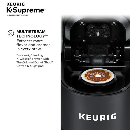 Keurig K-Supreme Einzelportion K-Tasse Pod Kaffeemaschine mit 24 K-Tasse Hülsen - Bild 3 von 5