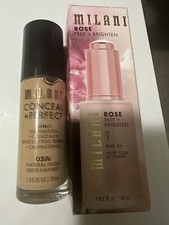 Milani Conceal  Perfect 2-in-1 Foundation  Concealer And Rose Prep  Brighten