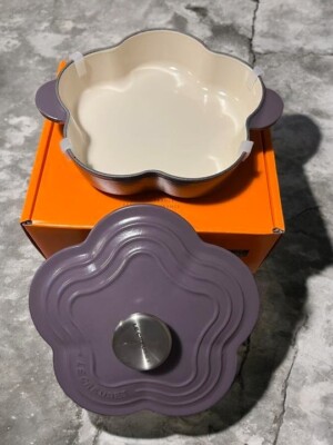 Le Creuset plate Fleur 20cm ametist rare NEW JP | eBay