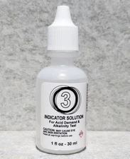 ACID DEMAND & ALKALINITY TEST SOLUTION, REAGENT #3 - 1OZ (POOLSTYLE - 22393) 