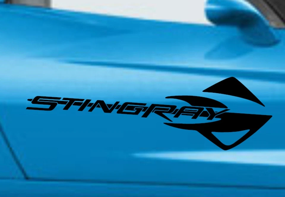 STINGRAY Vinyl Decal Racing Stripes Sticker 11x36 qty 2 (Fits Chevy CORVETTE C6) - Image 4 of 4