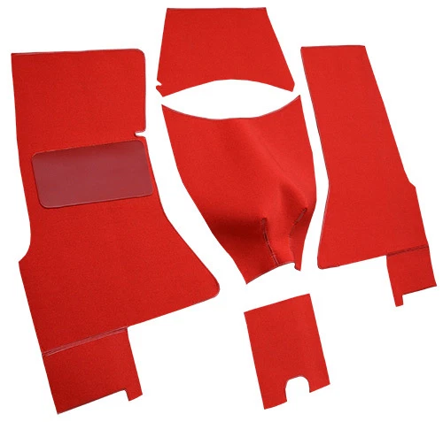 Полный комплект сменных ковровых покрытий Daytona для Chevrolet Corvette 1956-1957 годов выпуска - Изображение 2 из 4