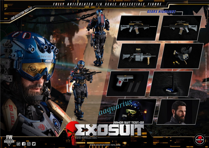 Soldier Story 1/6 SS125 Future Series Single Soldier Exoskeleton