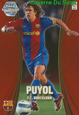 367 CARLES PUYOL SPANIEN FC BARCELONA STARS KARTE CARD MGK LIGA 2008 PANINI