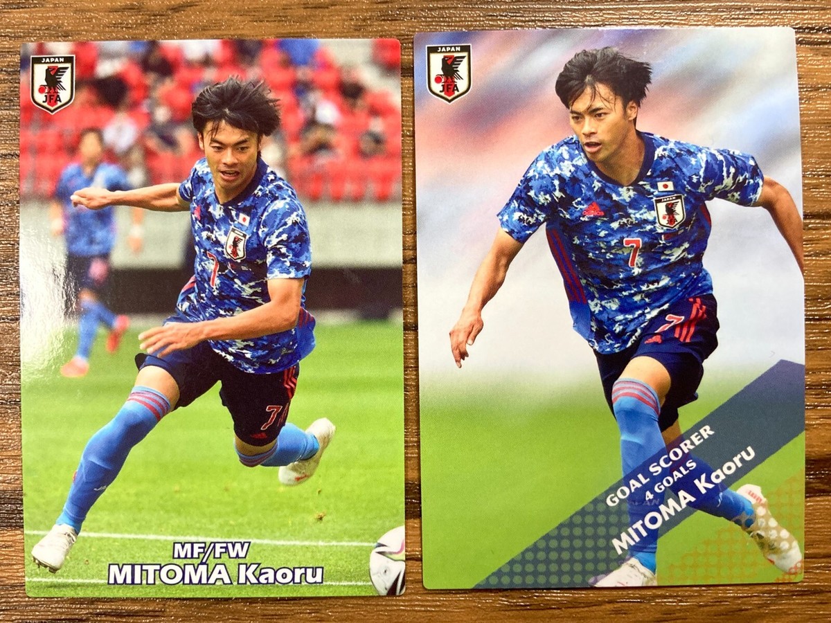 KAORU MITOMA 限定カード 04/10 Mitoma Kaoru 37 GS-04 Card Japan Samurai Blue Soccer 2022