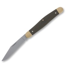 Boker SMKW Exclusivo Stockman - Lona Marrón Micarta / Latón - Endurecido al Hielo 440C
