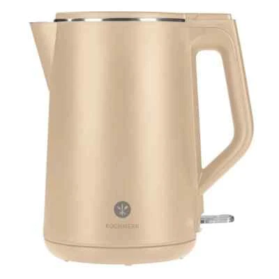 MARKENLOS KOCHWERK Wasserkocher 1,5 Liter 2200 Watt Isolierfunktion cool Touch Gehäuse