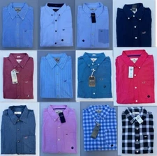 NWT Hollister Classic Button down Plaid Shirt Men Muscle Fit By Abercrombie