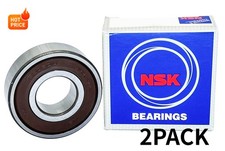 2PACK NSK 6203DDU 17X40X12MM Double Rubber Bearings MADE IN Poland