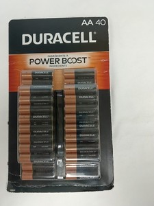 Duracell Power Boost AA Alkaline Batteries (Pack of 40)