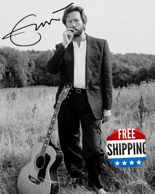 Eric Clapton Slow Hand 8x10 Autographed Photo reprint Free