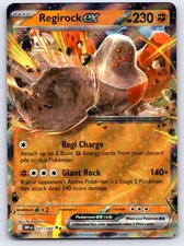 Regirock ex 101/182 Double Rare Destined Rivals Pokemon Holo Near Mint