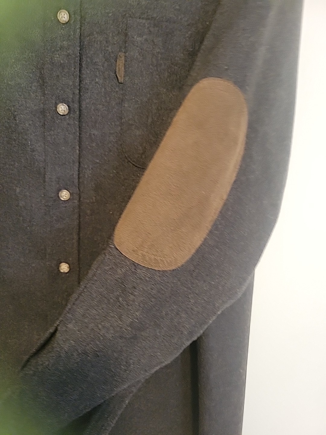 Vintage Pendleton Wool Elbow Patch Button up shir… - image 5