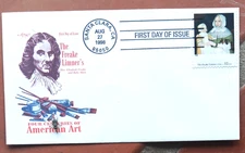 ARTIST FREAKE LIMNER MOTHER & BABY PORTRAIT  1998 FDC ARTMASTER CACHET NO FLY