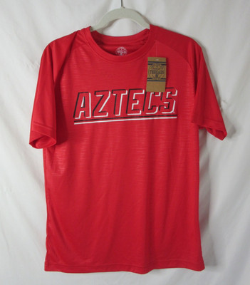 San Diego State University Aztecs SDSU Red T Shirt Nylon Jersey  Size Medium NWT