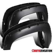 Fits 1988-1998 Chevy GMC C/K 1500 Pocket Rivet Style Fender Flares Wheel Cover