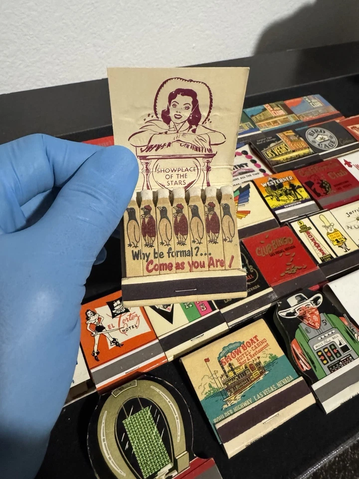 Massive Vintage Las Vegas Casino Matchbooks 50+ - Image 2 of 4