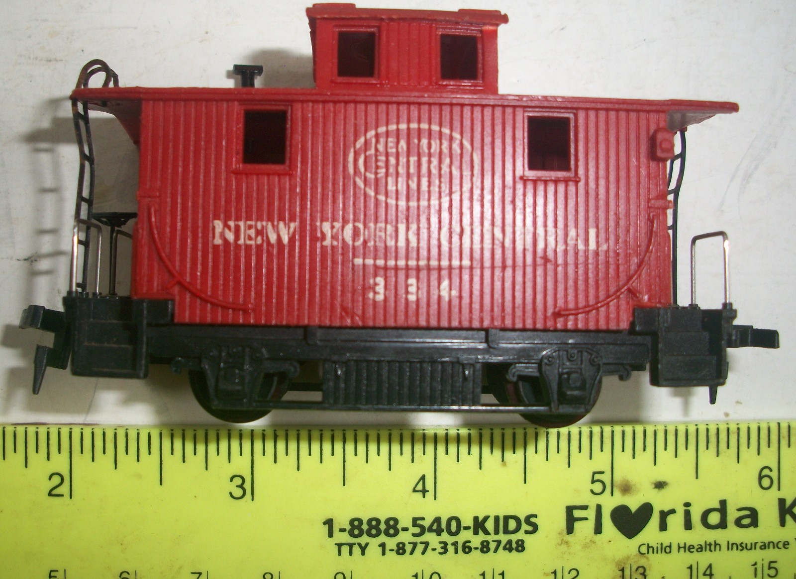 Vintage Mantua HO New York Central Frontier Style 1860s Shorty Bobber Caboose