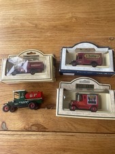 Job Lot Of 4 Toy Vehicles 2 xDays Gone By, Hamleys And BP Vans