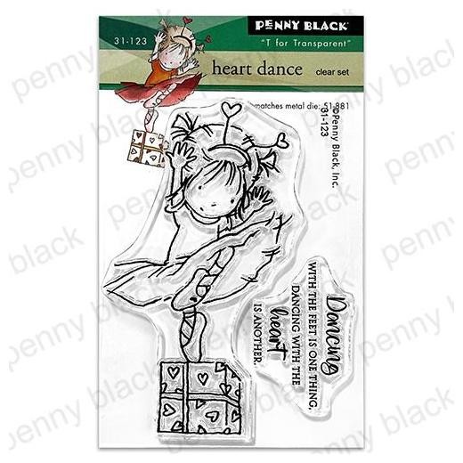 Penny Black Clear Stamps - Heart Dance 31-123