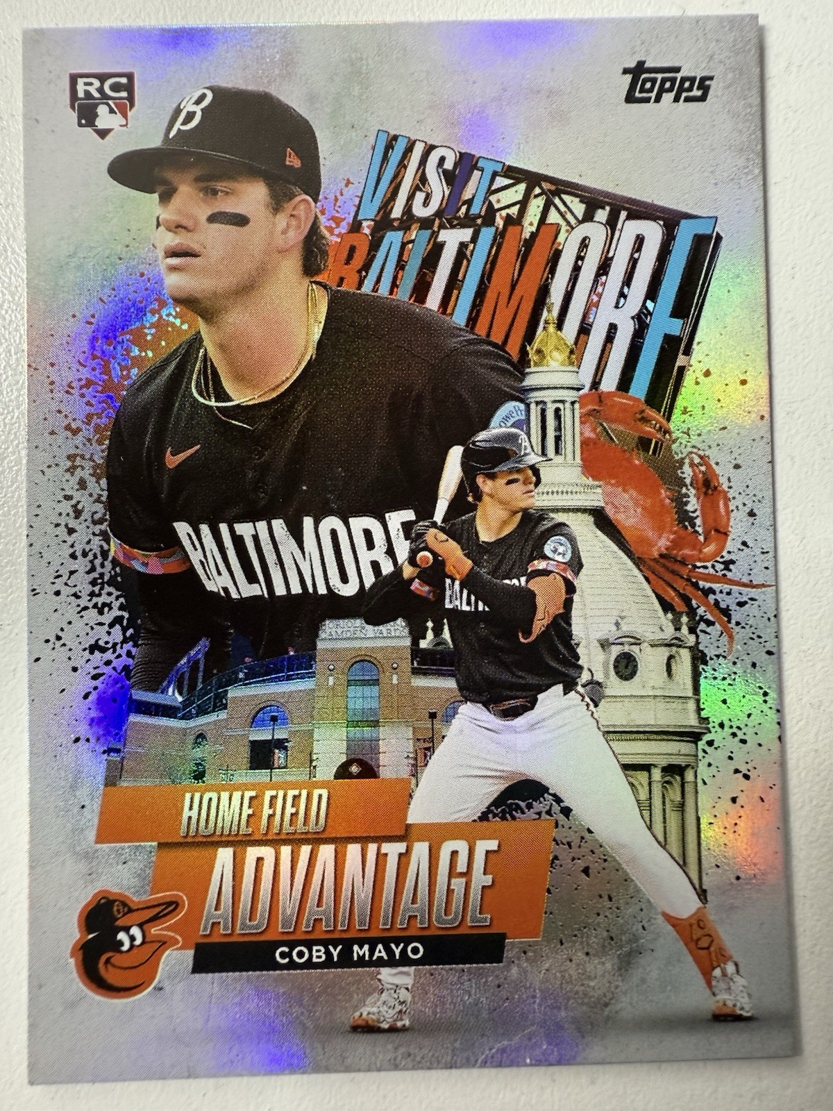 2025 Topps Baseball Coby Mayo Orioles Home Field Advantage Case Hit #HA-14
