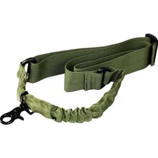 AIM Sports One Single Point Bungee Green Rifle Sling - AOPSG