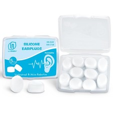 Moldable Silicone Ear Plugs Sleep Noise Reducing Side Sleepers Reusable Waterpro
