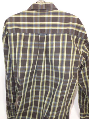 Roper brown yellow Plaid Western lLong Sleeve Shirt - Men's size XL - Picture 6 of 14