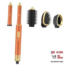 5 in 1 Air Styler Set, High-Speed Ionic Hair Dryer Brush, 5 in 1 Set Amber Gold
