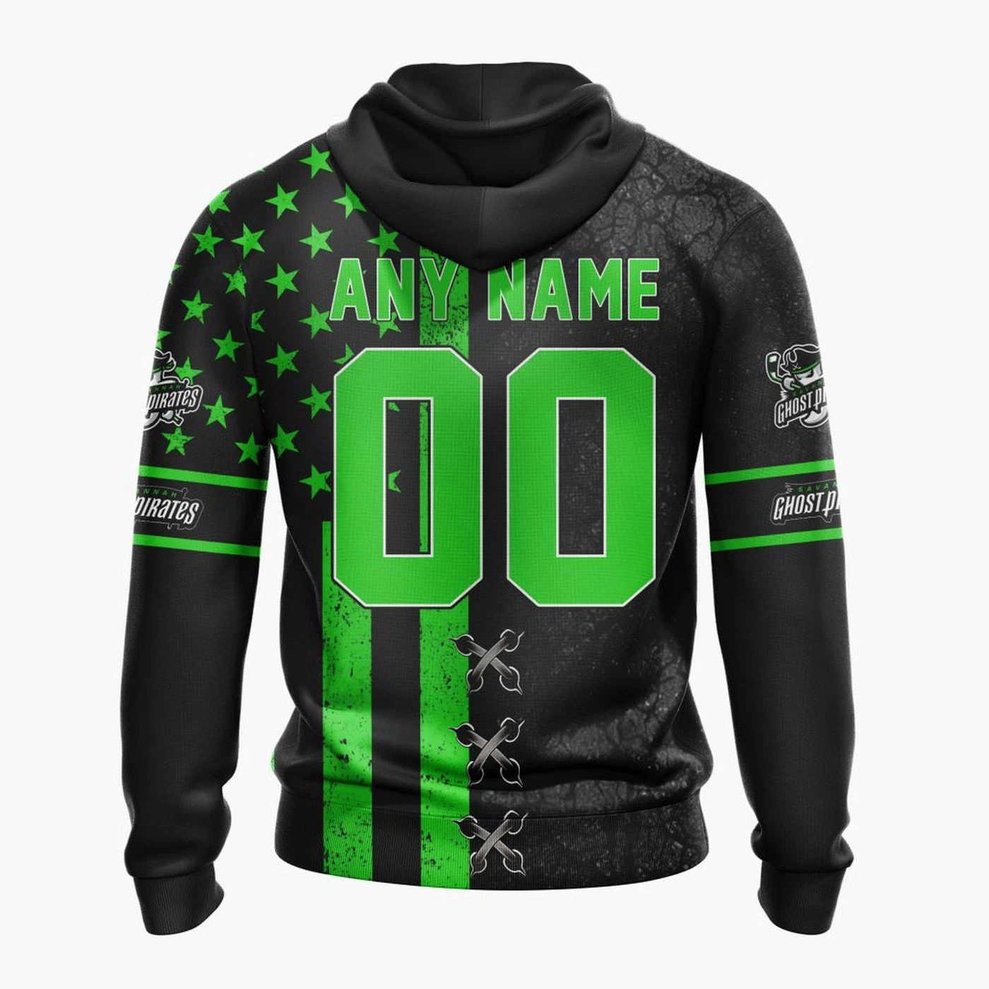 Personalized Savannah Ghost Pirates Hoodie