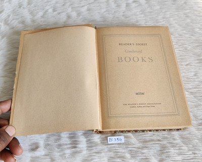 Vintage Die Readers Digest Association Ltd Kondensierte Erstausgabe Buch B354