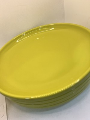 4 10.5'' dinner plates bright green lunch Lovecasa dishes bright spring St Pat's