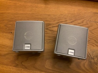 2x Canton CX Satellitenlautsprecher, Paar, Silber, gepflegt, Cubes