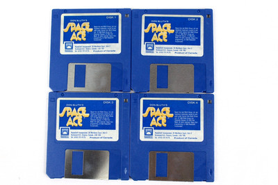 Space Ace 1989 ReadySoft (4)- 3 1/2'' Floppy Disk Amiga Computer Game