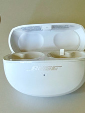 Bose Ultra Open Bluetooth In-Ear Earbuds w/ Charging Case White/Silver